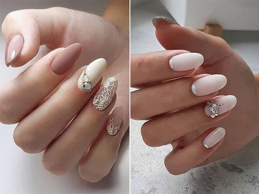 8 Perfect Bridal Manicure Ideas for Your Big Day - Rosy Prints