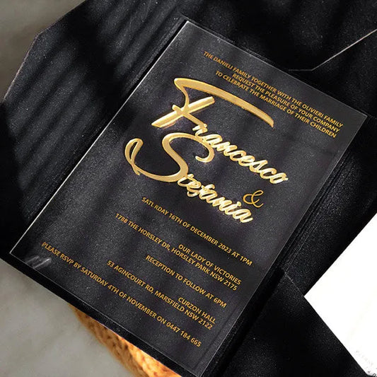 Black Wedding Invites