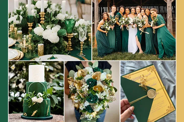 7 Emerald Green and Gold Wedding Ideas and Invites Rosy Prints 7 Emerald Green and Gold Wedding Ideas and Invites Rosy Prints
