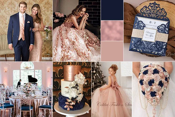 Top 8 Rose Gold and Navy Blue Wedding Ideas Rosy Prints Top 8 Rose Gold and Navy Blue Wedding Ideas Rosy Prints
