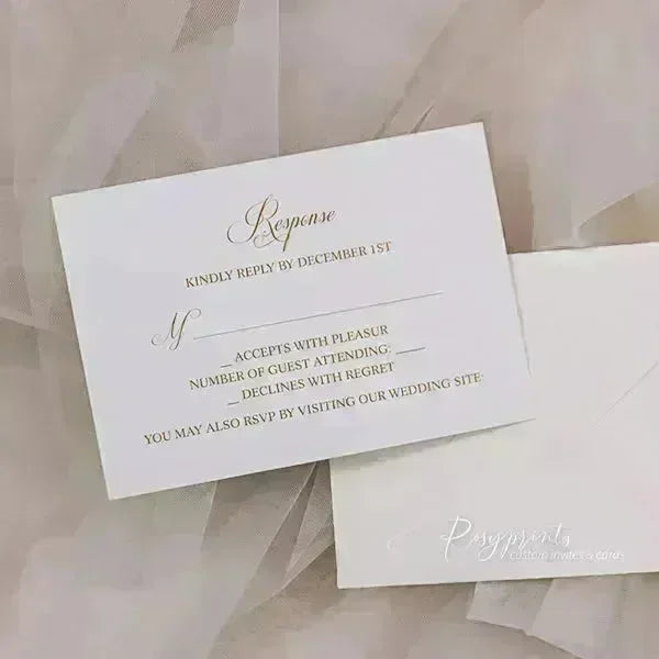 emerald green and gold vintage wedding invitations ROSG18 - Rosy Prints