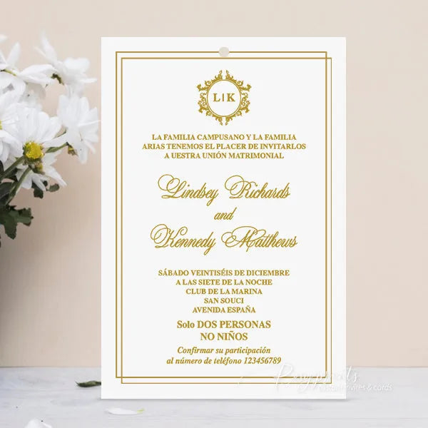 emerald green velvet wedding invitations with gold foil ROSYP50 - Rosy Prints