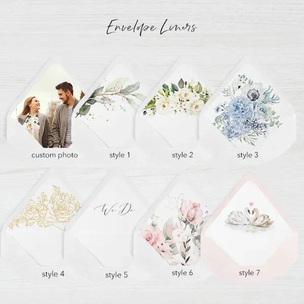 Matching Envelope Liners, 10pcs/set
