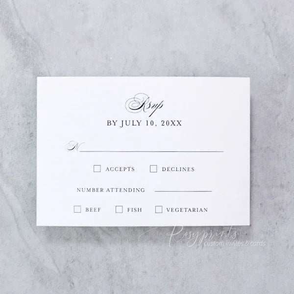 simple elegant purple wedding invitations with silver bow