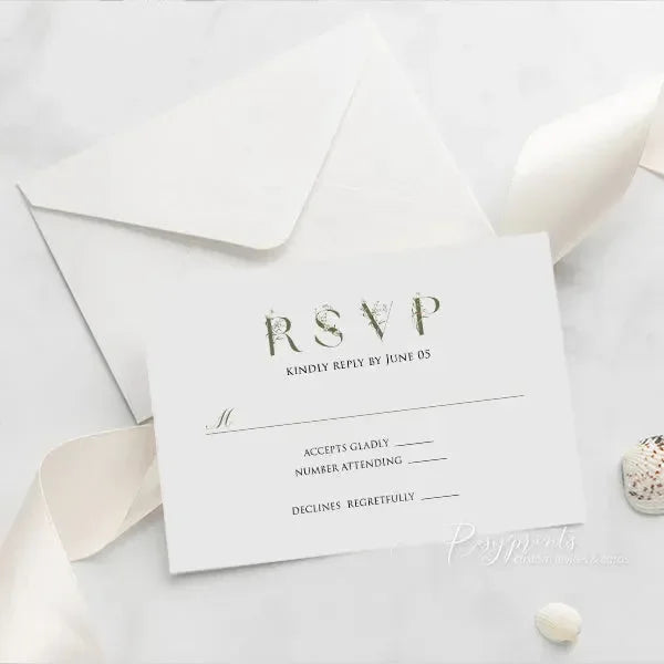 pastel wildflower acrylic wedding invitations ROSYA72 - Rosy Prints