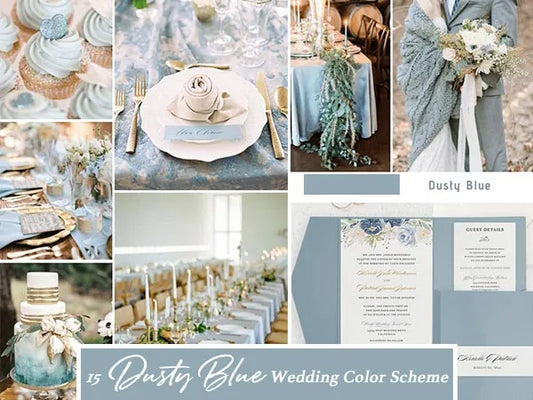 16 Dusty Blue Wedding Color Ideas to Inspire all Brides - Rosy Prints