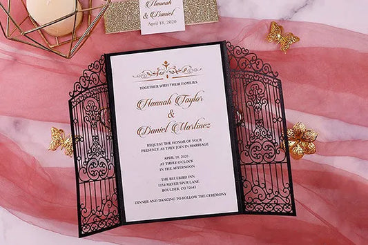 Black and Red Wedding Invitations, red black and white wedding invitations