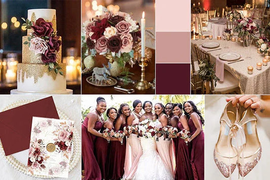 Burgundy Wedding Ideas for Fall Winter