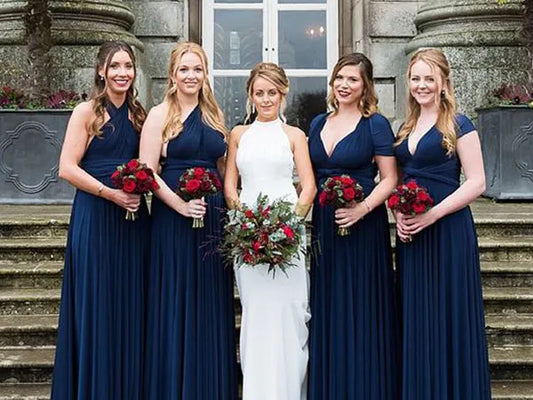 Burgundy and Navy Blue Wedding with Matched Invitations