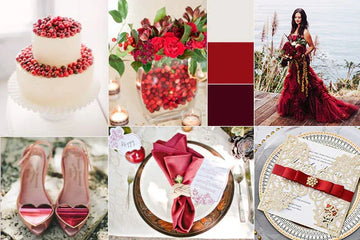 Top 20 Maroon Wedding Color Combination Ideas – Rosy Prints