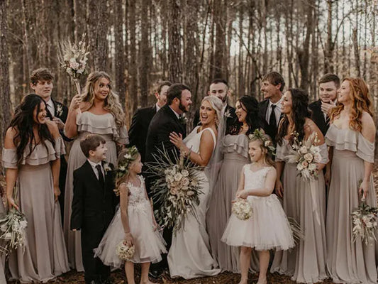 5 Earth Tone Wedding Colors for Fall Winter - Rosy Prints