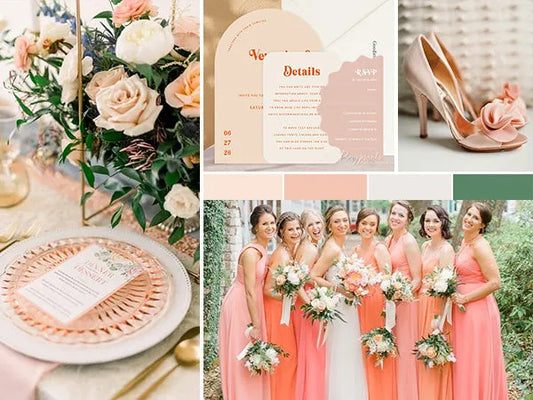 10 Elegant Peach Wedding Ideas for Spring Summer - Rosy Prints