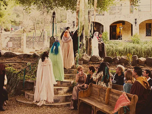 Enchanted Medieval Wedding Theme and Invitations - Rosy Prints