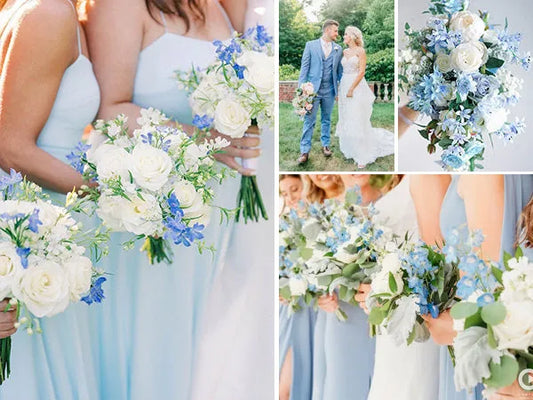 Light Blue Wedding Color Ideas for 2025 Brides - Rosy Prints