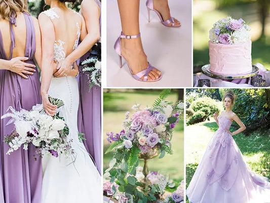 10 Lilac Wedding Color Palettes and Decor Ideas - Rosy Prints