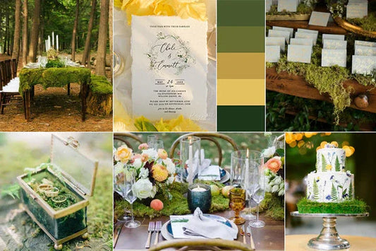 Moss Green Wedding Invitations