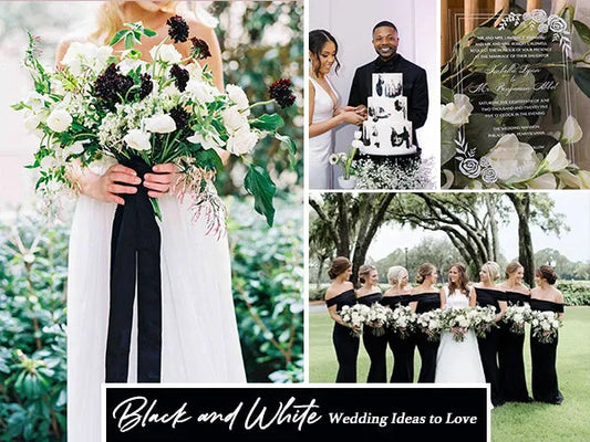 6 Timeless Black and White Wedding Ideas to Love - Rosy Prints