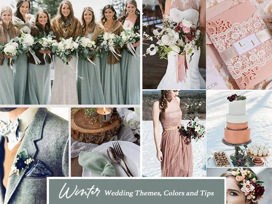 Wonderful Winter Wedding Themes, Colors and Tips for 2024 - Rosy Prints