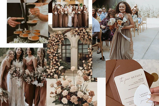 Rustic Wedding Colors & Invitations for Fall Winter