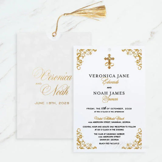 Catholic Church Wedding Invitation Ideas and Wording Format