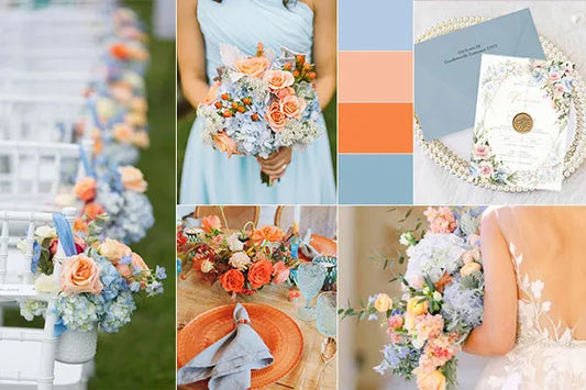 8 Cheap Wedding Invitations in Blue Color You'll Love - Rosy Prints