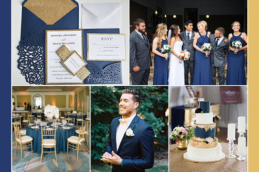 Navy Blue Wedding Color Combo Ideas for Fall 