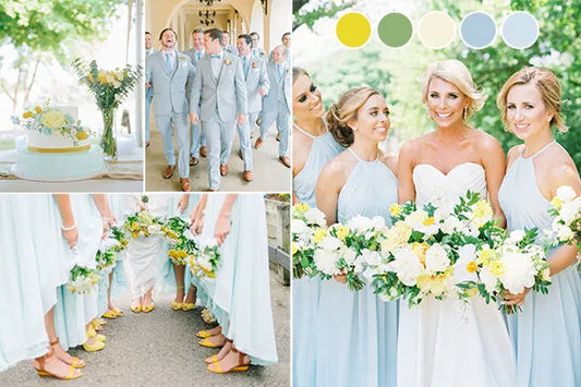Blue and Yellow Wedding, Blue Yellow Wedding invitations