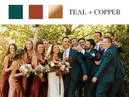 12 Popular Teal Wedding Color Ideas for Fall Brides