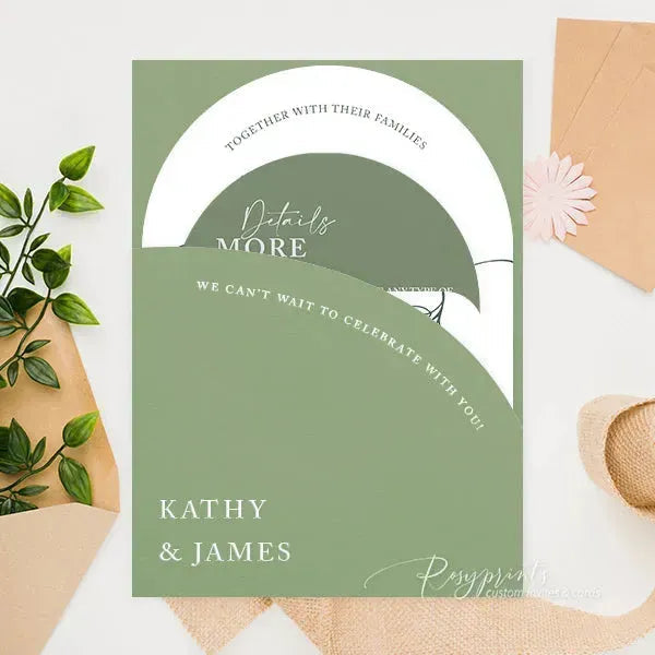 Arch and Shaped invitations