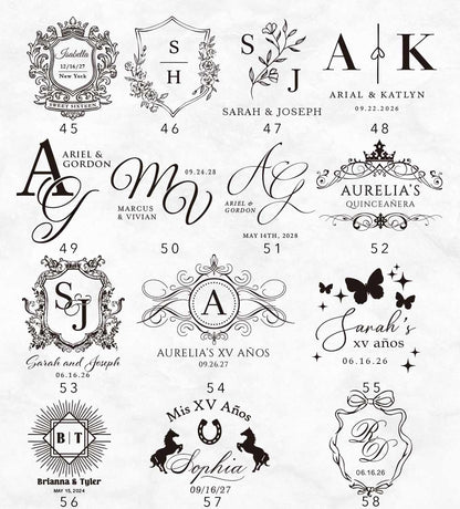 luxury foil monogram gold mirror acrylic wedding invitations RPMA09