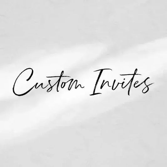 Custom Your Own Invitations - Rosy Prints