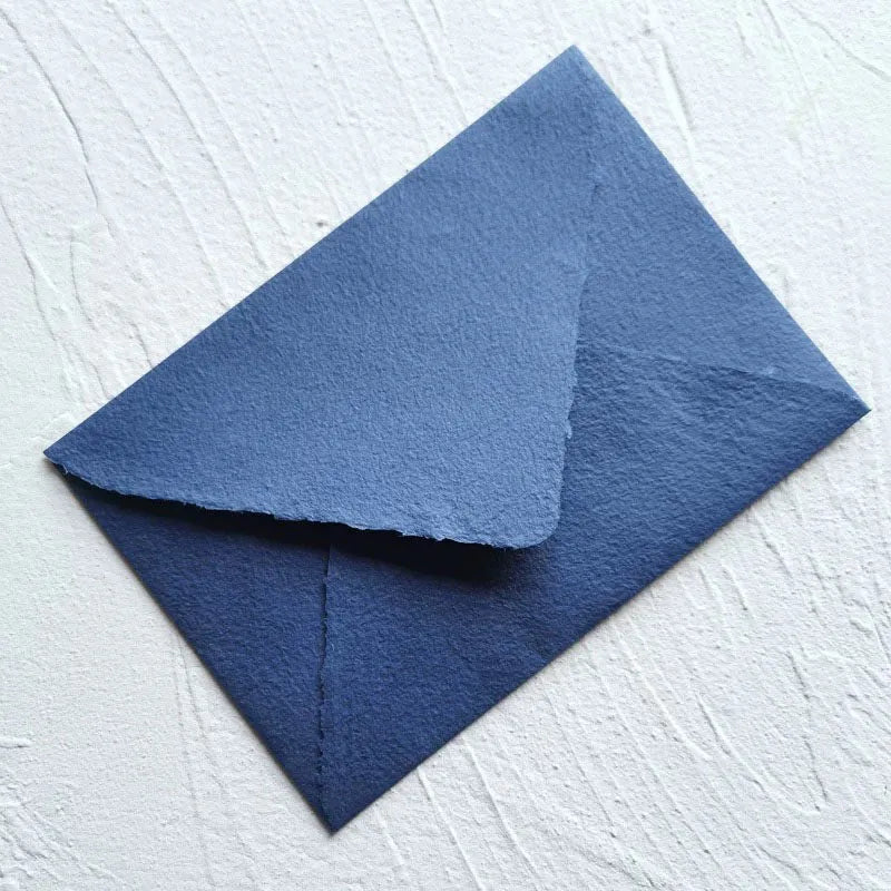 Handmade deckled edge envelopes