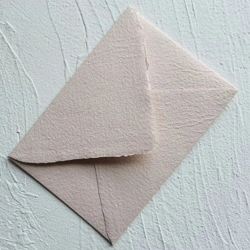 Handmade deckled edge envelopes