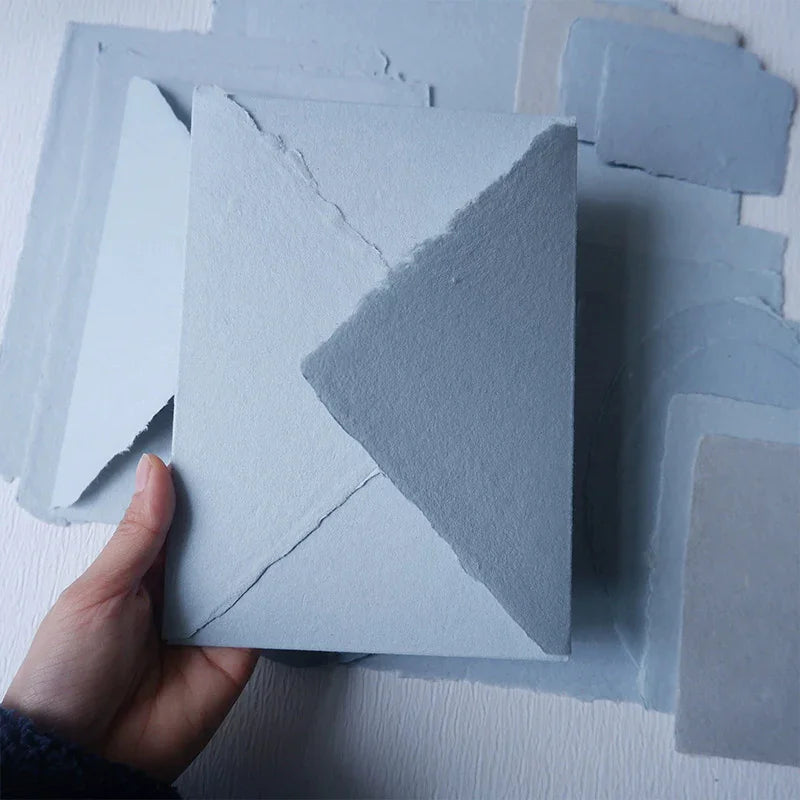 Handmade deckled edge envelopes